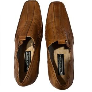 Stacy Adams leather brown shoes die medium